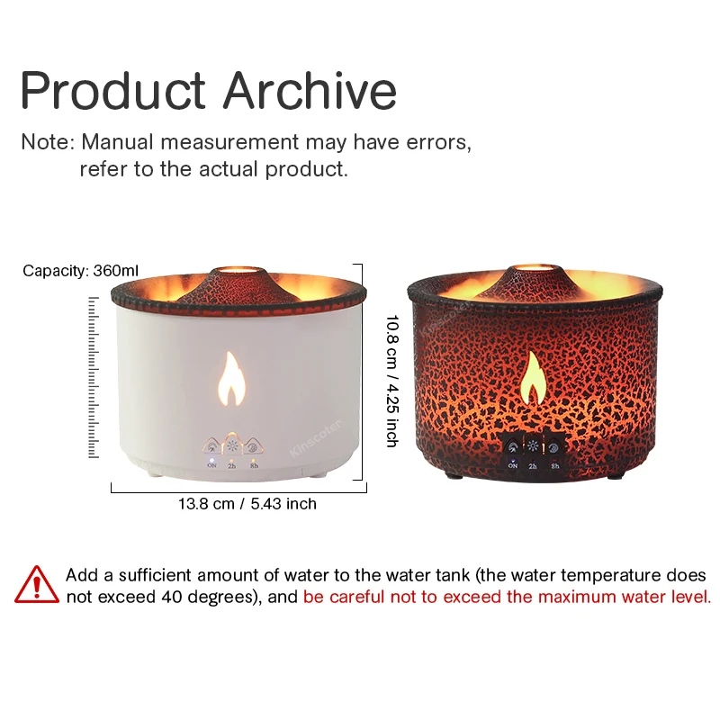 Kinscoter вулкан пламя ароматический - Фотография_6