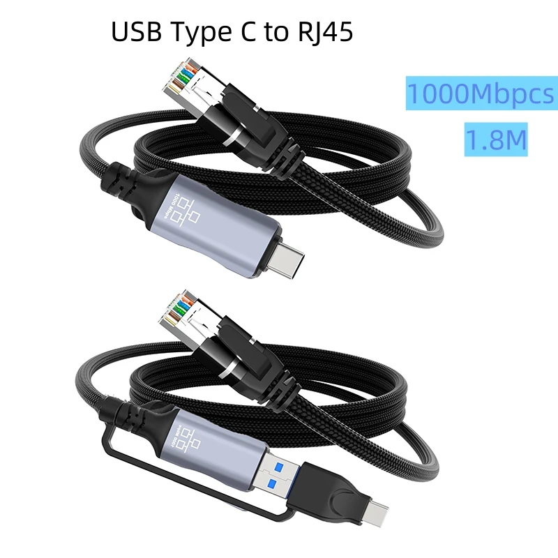 Ethernet-адаптер usb type-c к rj45