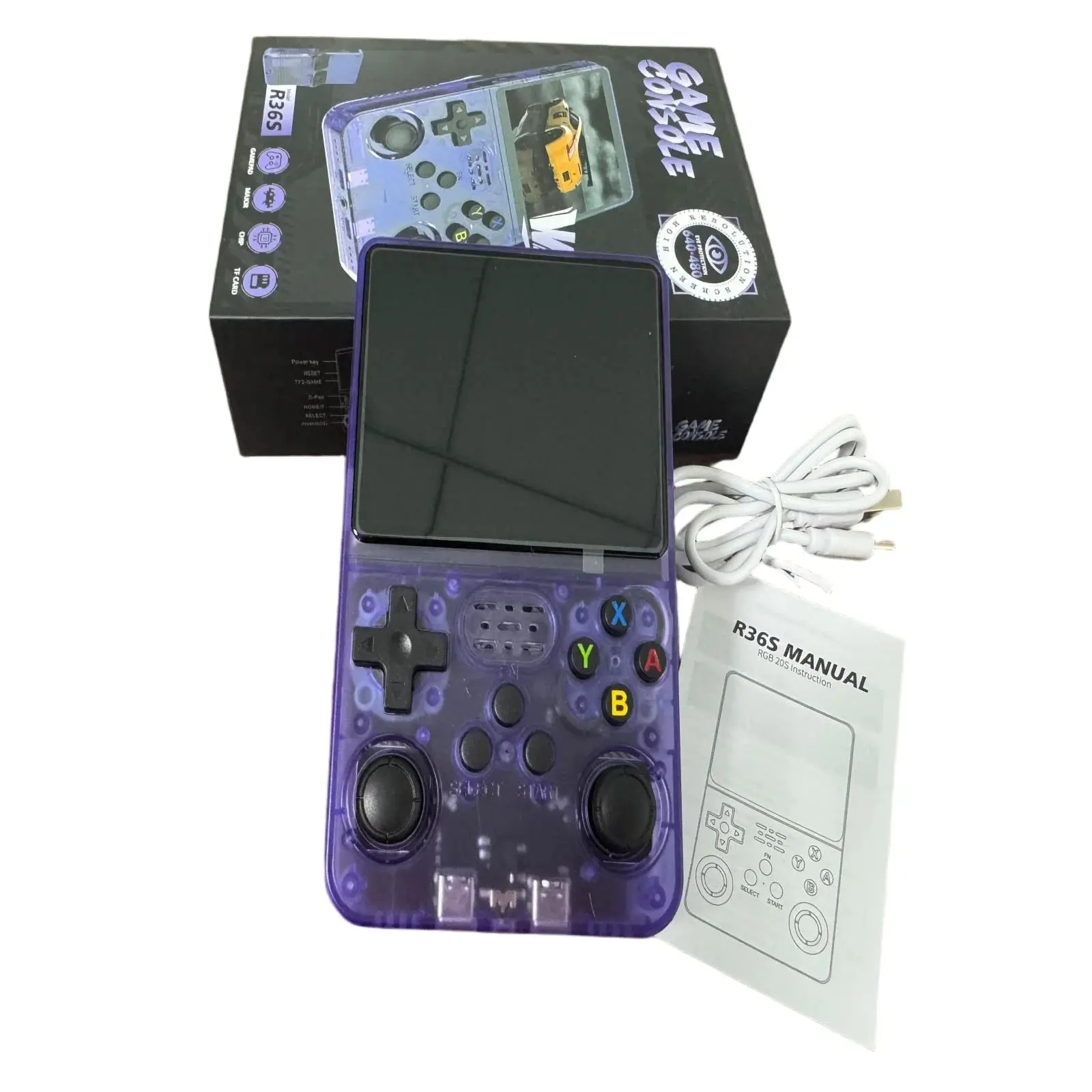 Портативная игровая консоль r36s - Фотография_3