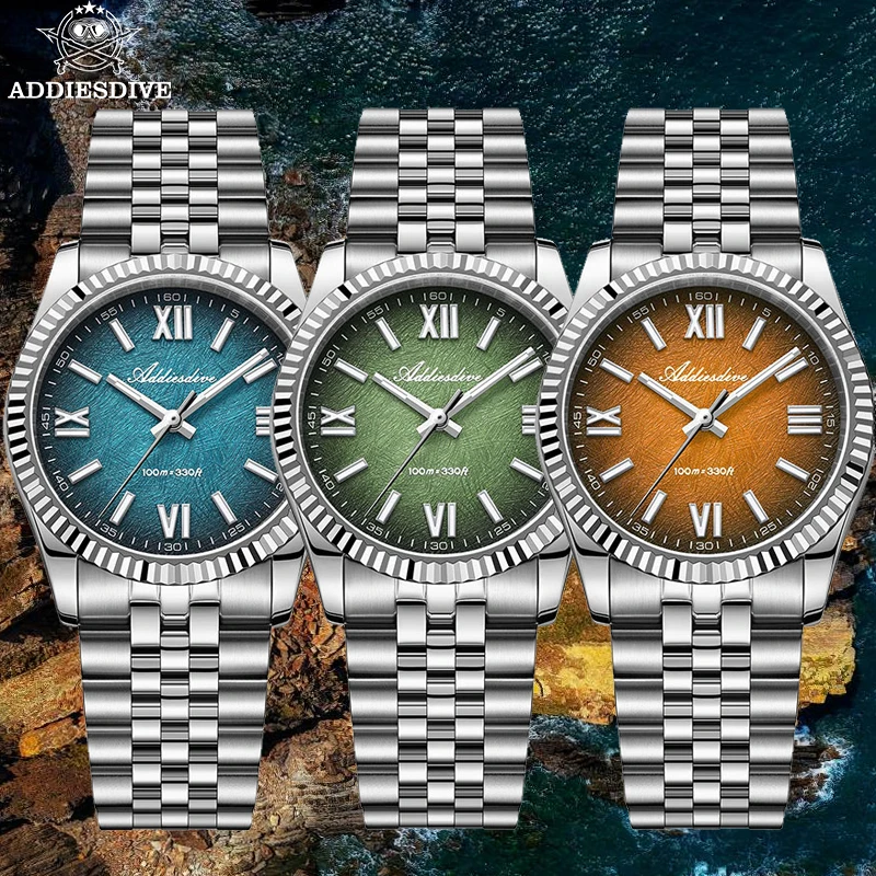 Addiesdive новые кварцевые часы для мужчин - Фотография_3