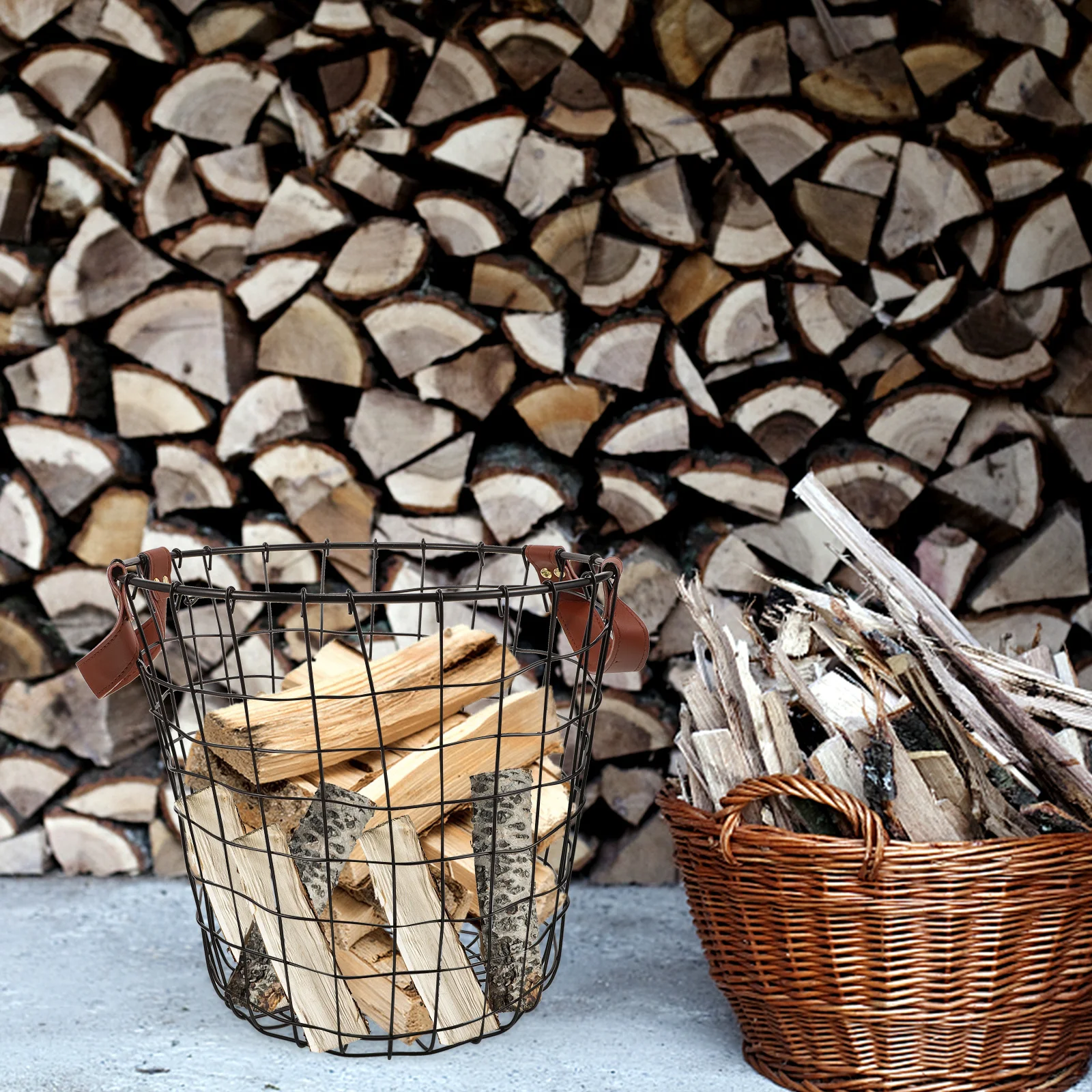 Корзина для хранения дров - Фотография_3
