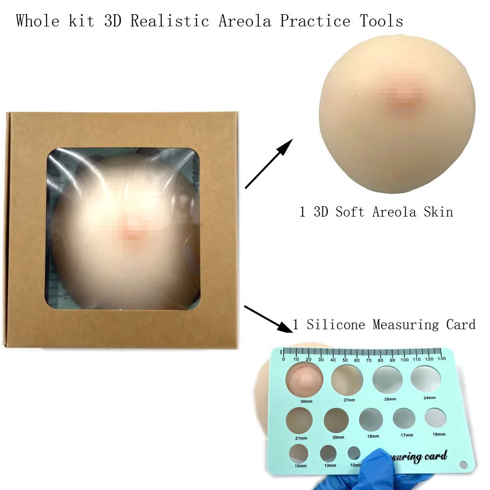 Реалистичный 3d-набор для практики татуировок areola - Фотография_6
