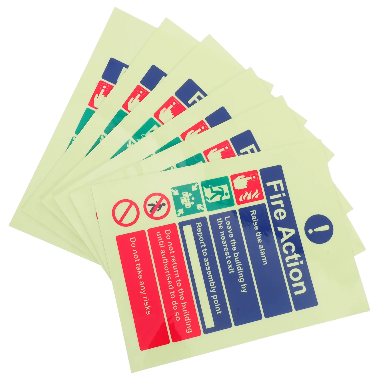 15x20 см светящаяся наклейка безопасности - Фотография_4