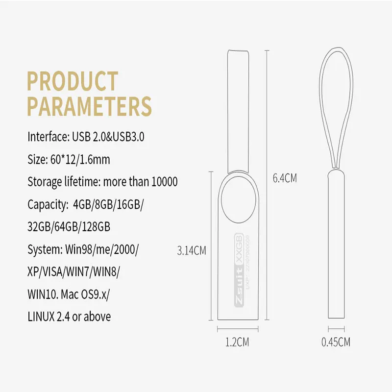 Флешка usb 3 0 металлический usb флеш-накопитель с бесплатным логотипом - Фотография_6