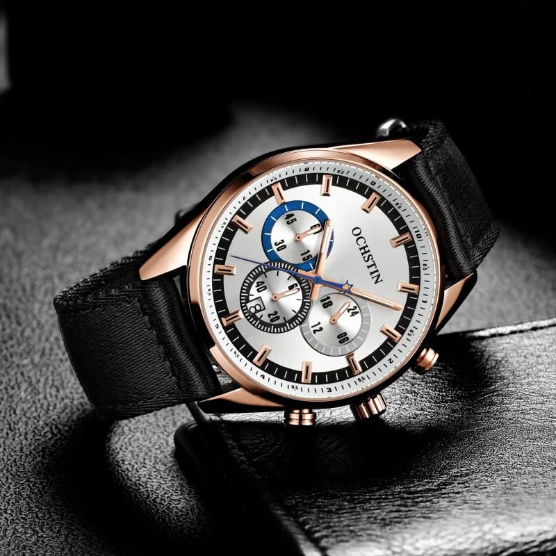 Ochstin оригинальные роскошные мужские спортивные часы с хронографом - Фотография_2