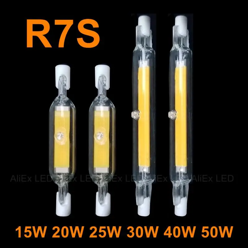 Новинка, стеклянная лампочка r7s
