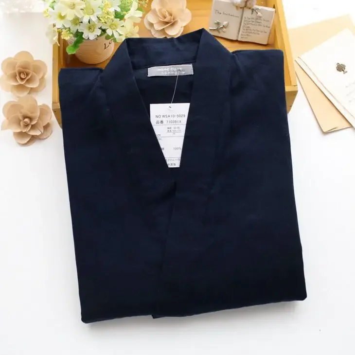 Традиционный японский пижамный комплект - Фотография_4