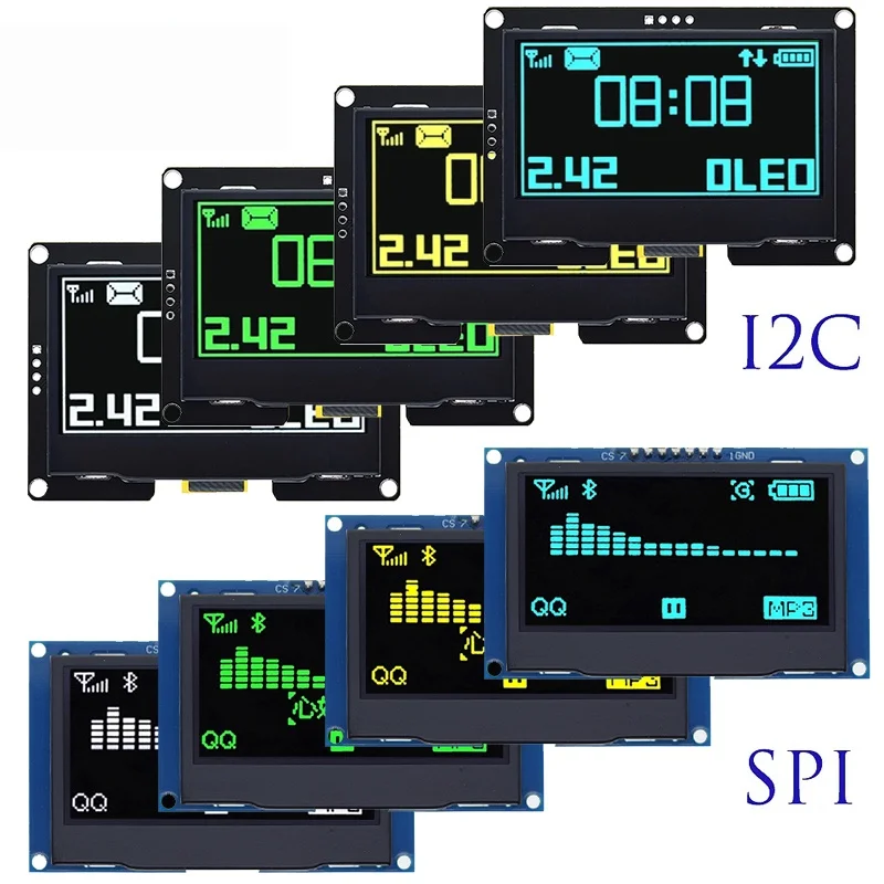 2,4 "2,42 дюйма 128x64 oled