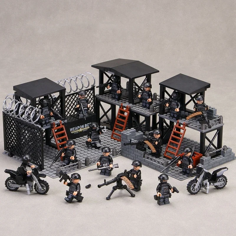 Ww2 barracks moc soldier camp sentry - Фотография_4