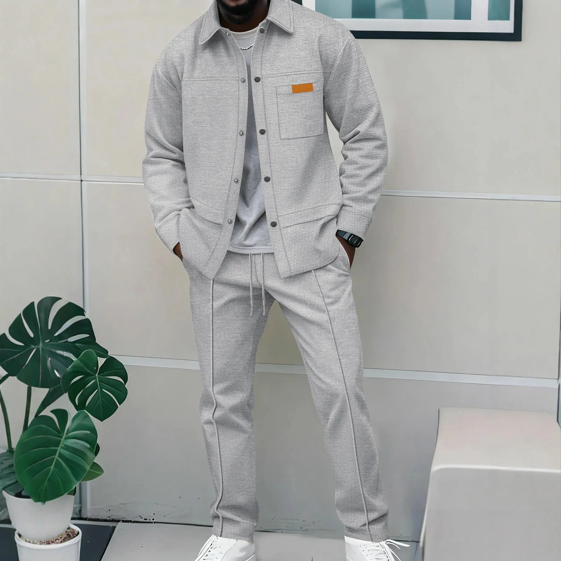 Весенне-осенний мужской высококачественный - Фотография_4