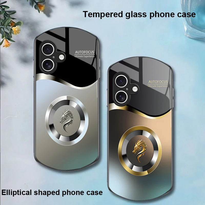Круглый зеленый дракон для iphone