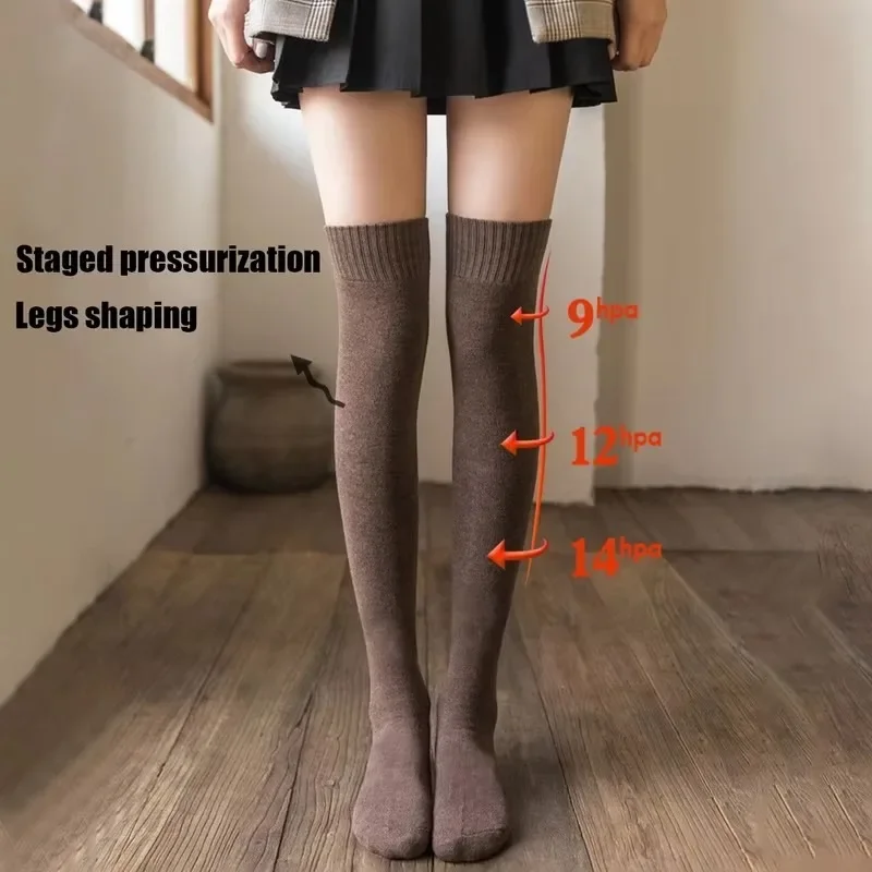 Зимние теплые длинные носки - Фотография_3