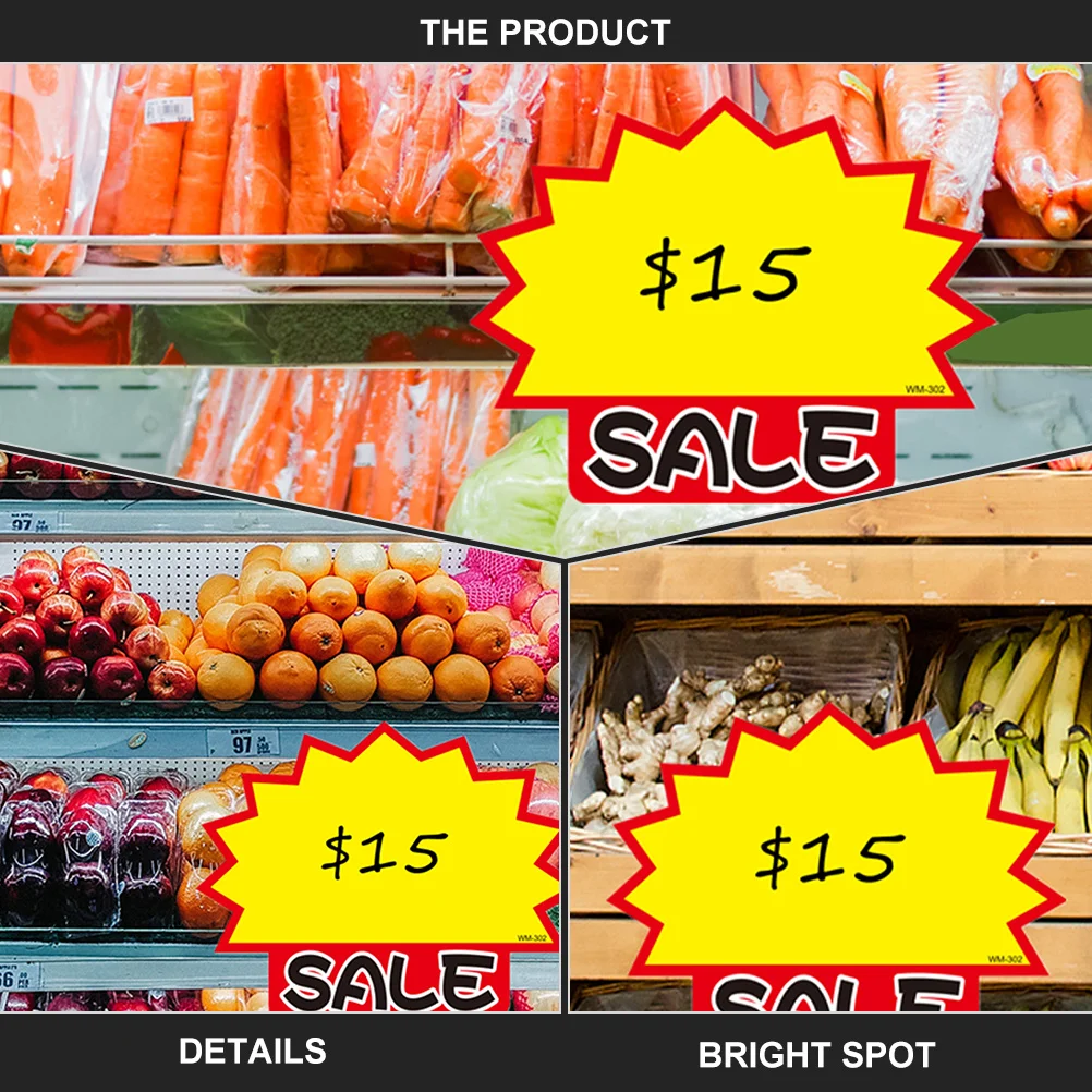 Ценники, пустые рекламные наклейки - Фотография_4