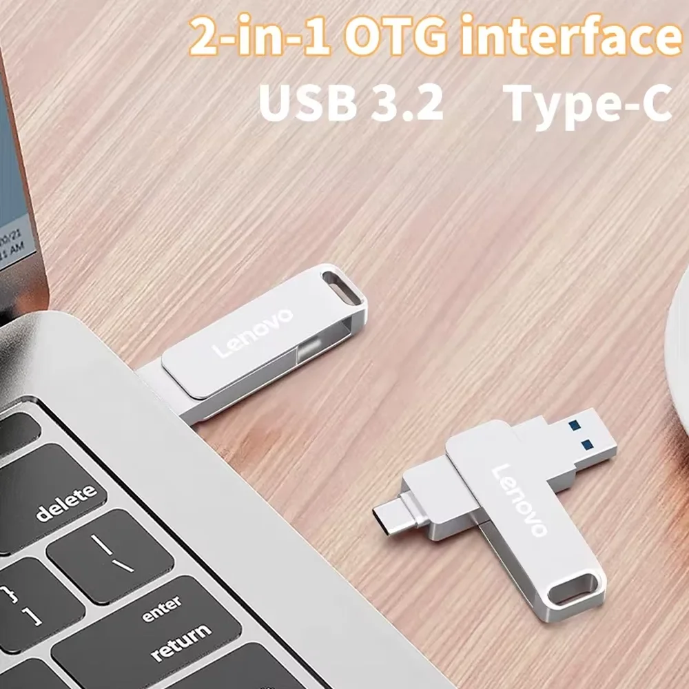 Lenovo 64 тб usb-накопитель type-c 2-в-1 usb 3 - Фотография_6