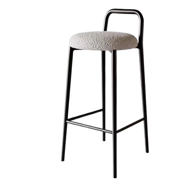 Дизайнерский барный стул со спинкой - Фотография_6