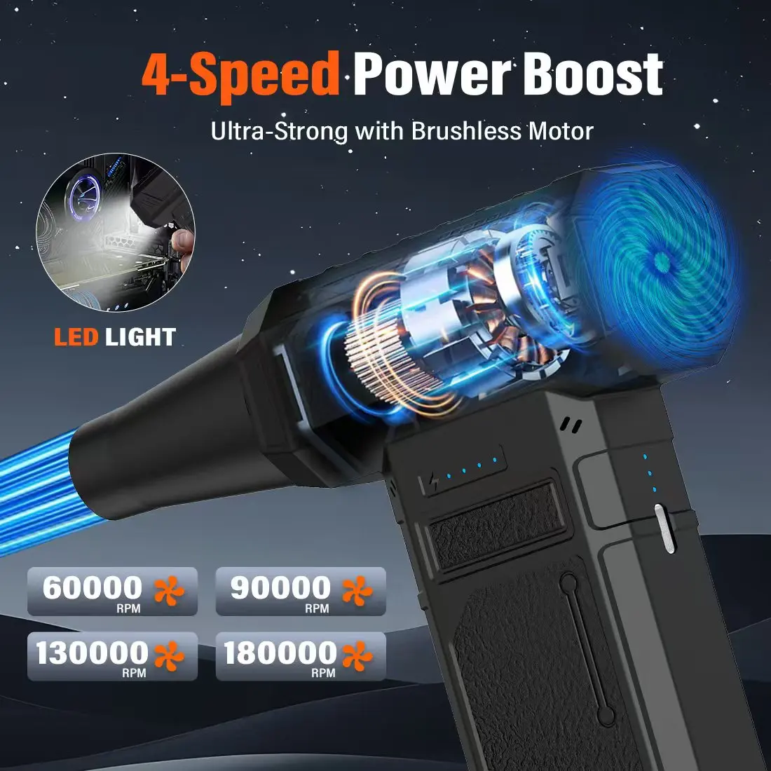 Qililai ultra mini turbo jet fan