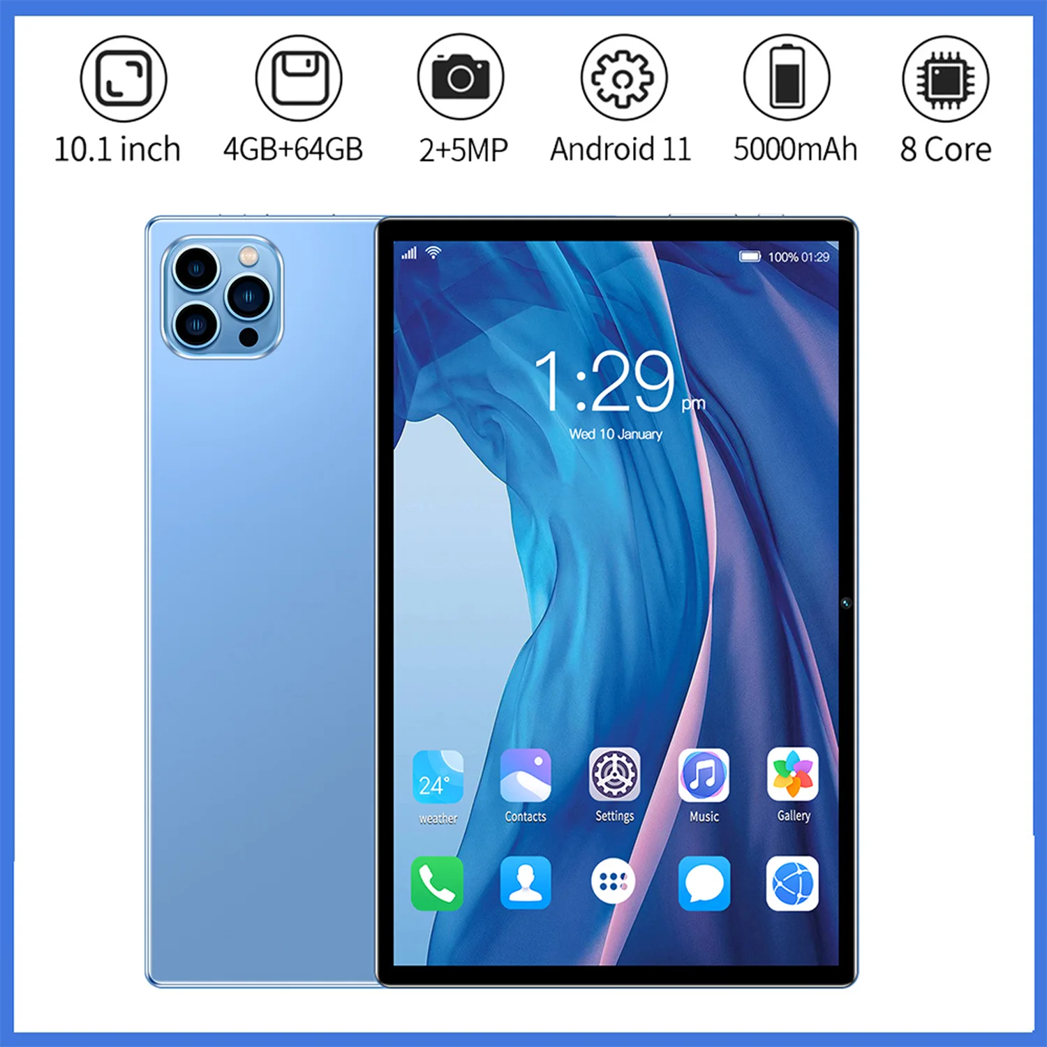 Новый 10,1-дюймовый планшетный пк ultra slim pad google play - Фотография_2