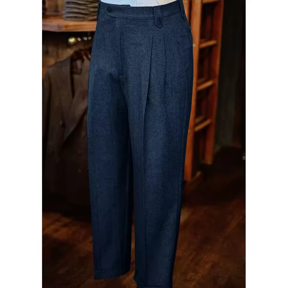 Мужской пиджак с узором «елочка» - Фотография_5