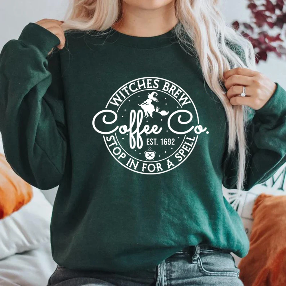Толстовка с капюшоном witches brew coffee co - Фотография_5