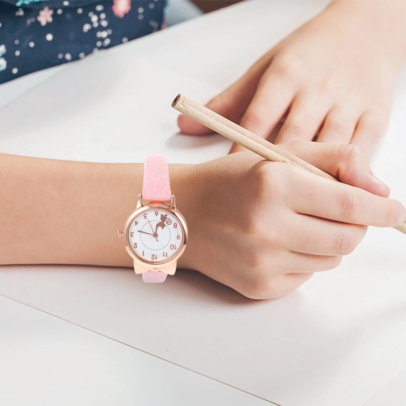 Детские часы с рисунком кота - Фотография_3