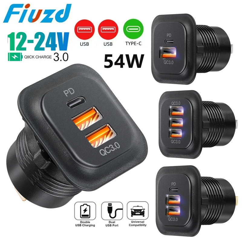 Автомобильное зарядное устройство pd3.0 и qc3.0