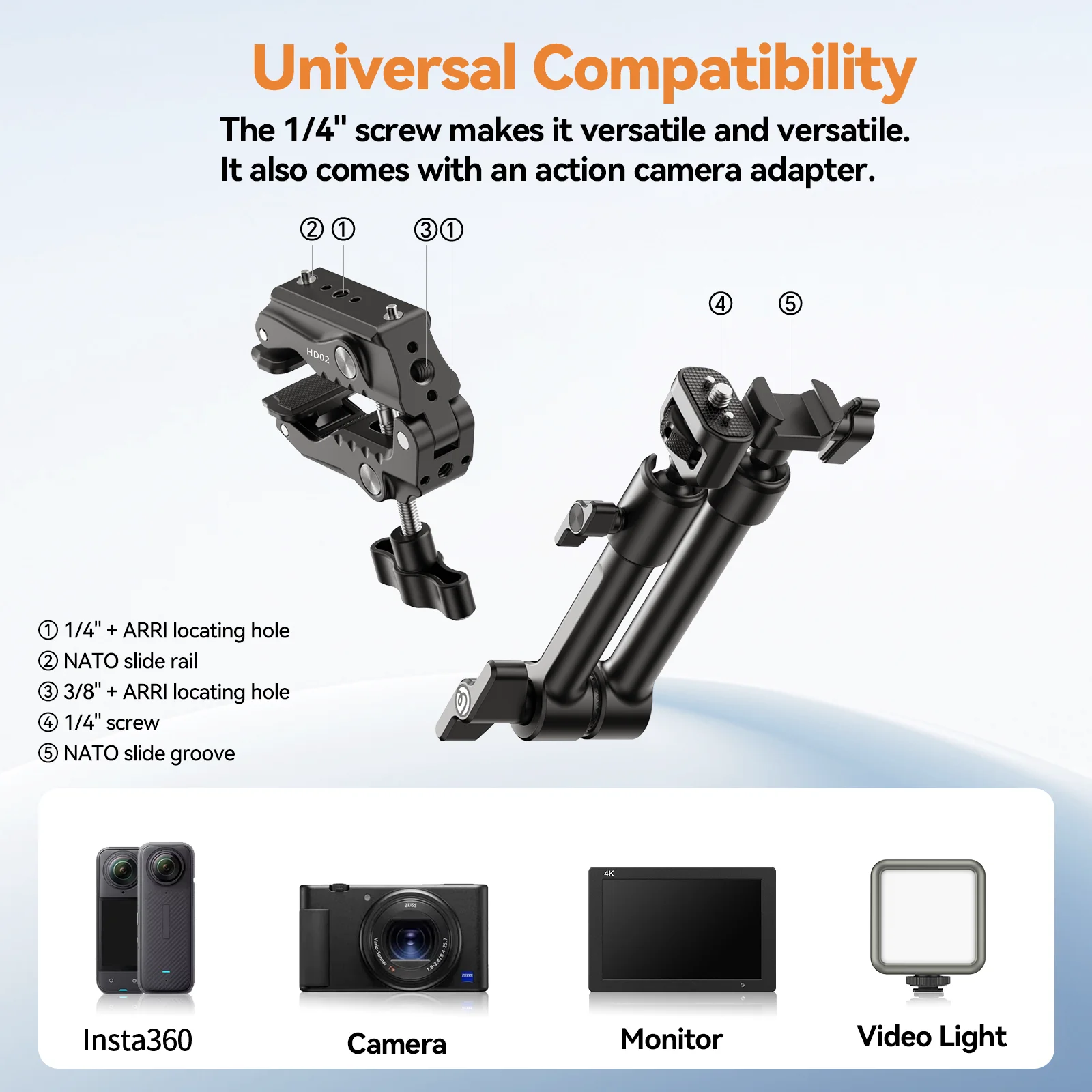 Ulanzi hd02 super clamp с 360° - Фотография_4