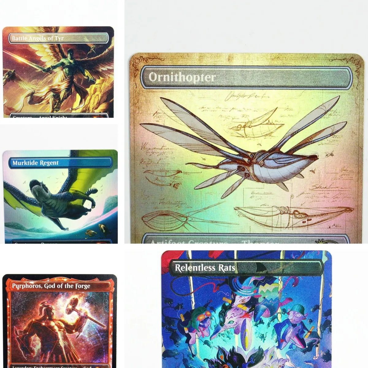 Фольга 6 (sld) ornithopter волшебные