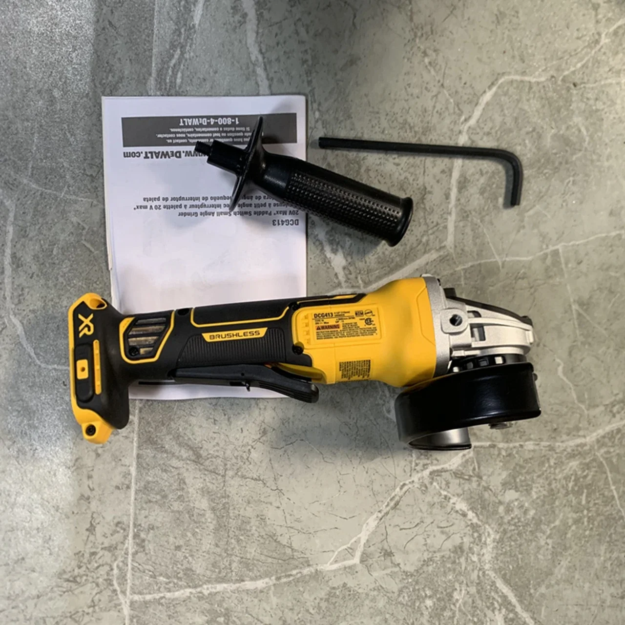 Dewalt dcg413, бесщеточный беспроводной лопастной переключатель - Фотография_4