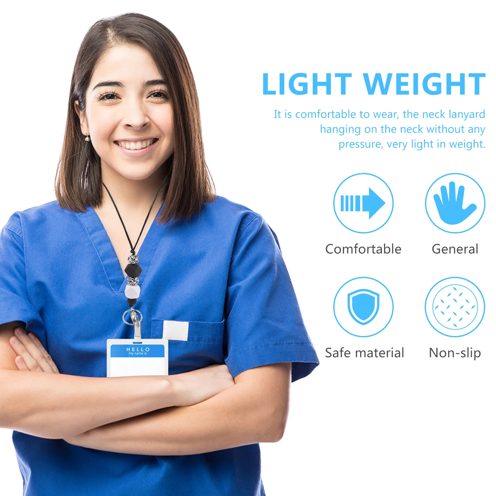 Держатель для ожерелья с ремешком и бисером - Фотография_3