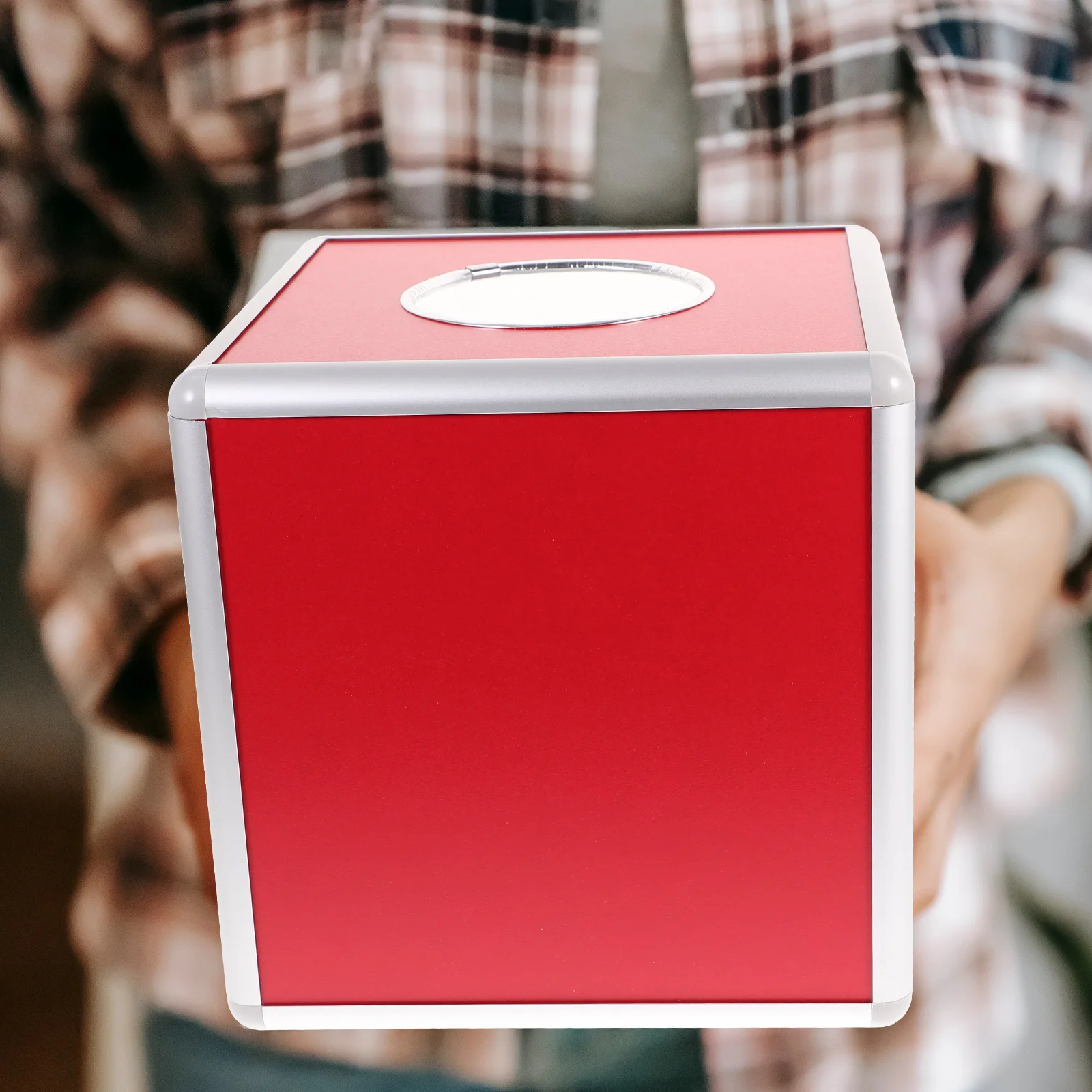 Контейнер для билетов из алюминиевого сплава для голосования лотереи - Фотография_4