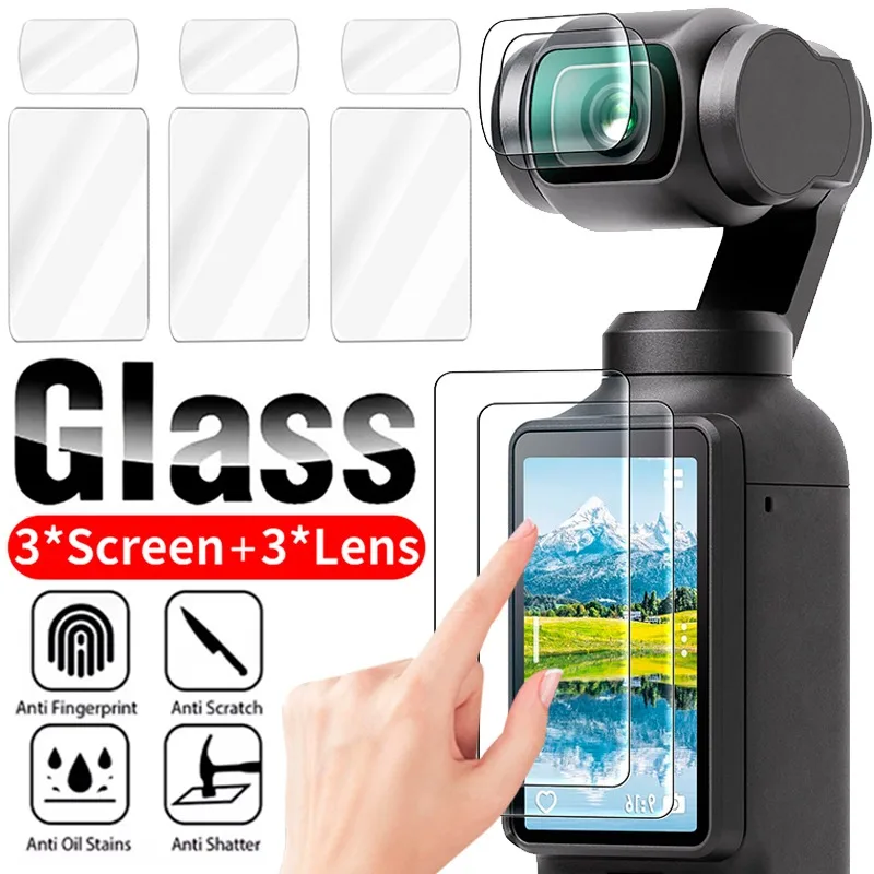 Защитная пленка из закаленного стекла для dji osmo pocket 3