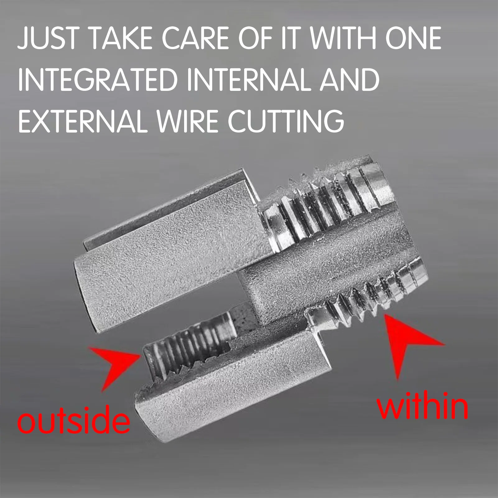 Портативный инструмент для нарезания резьбы для труб из пвх - Фотография_6