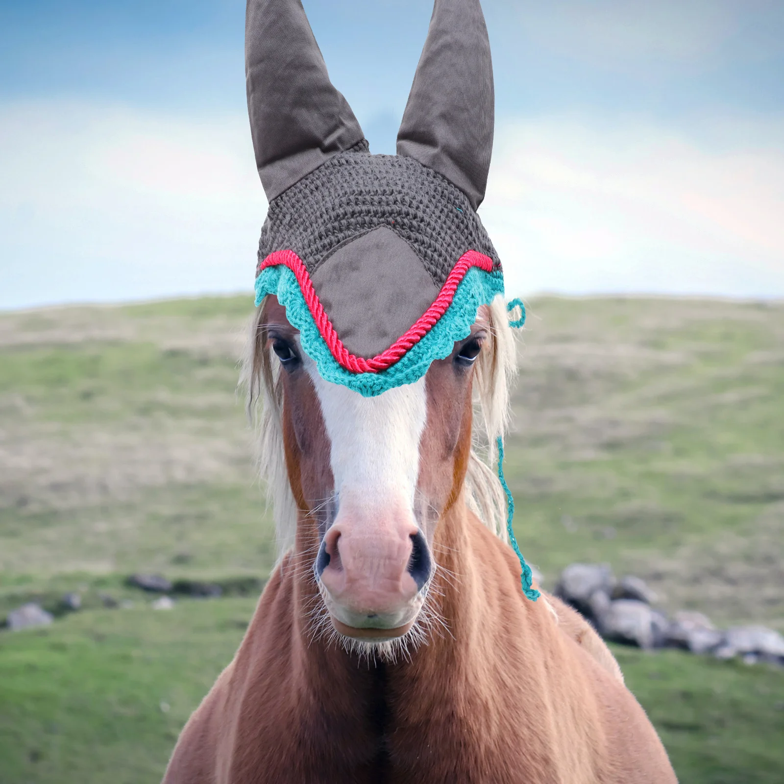 Маска лошади, вязаная - Фотография_5