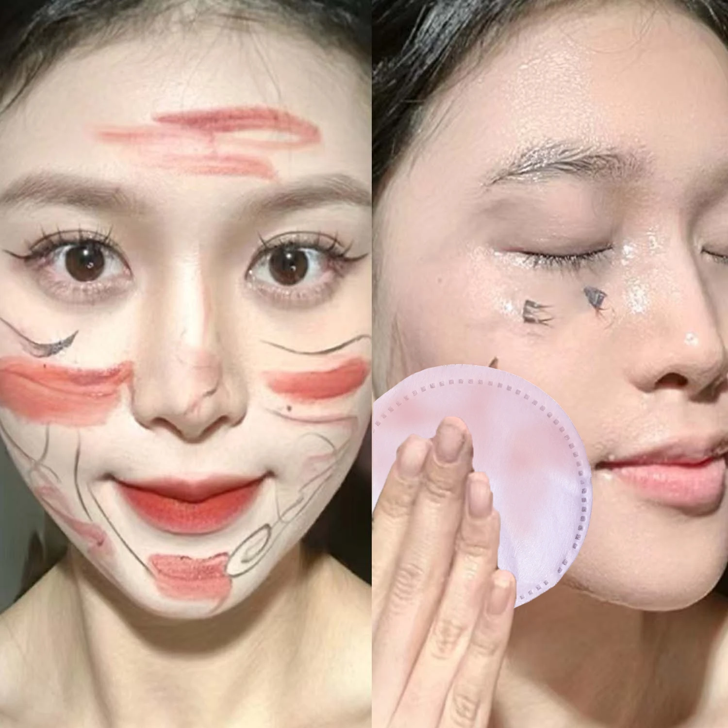 Одноразовые мягкие и дышащие круглые подушечки для снятия макияжа - Фотография_4