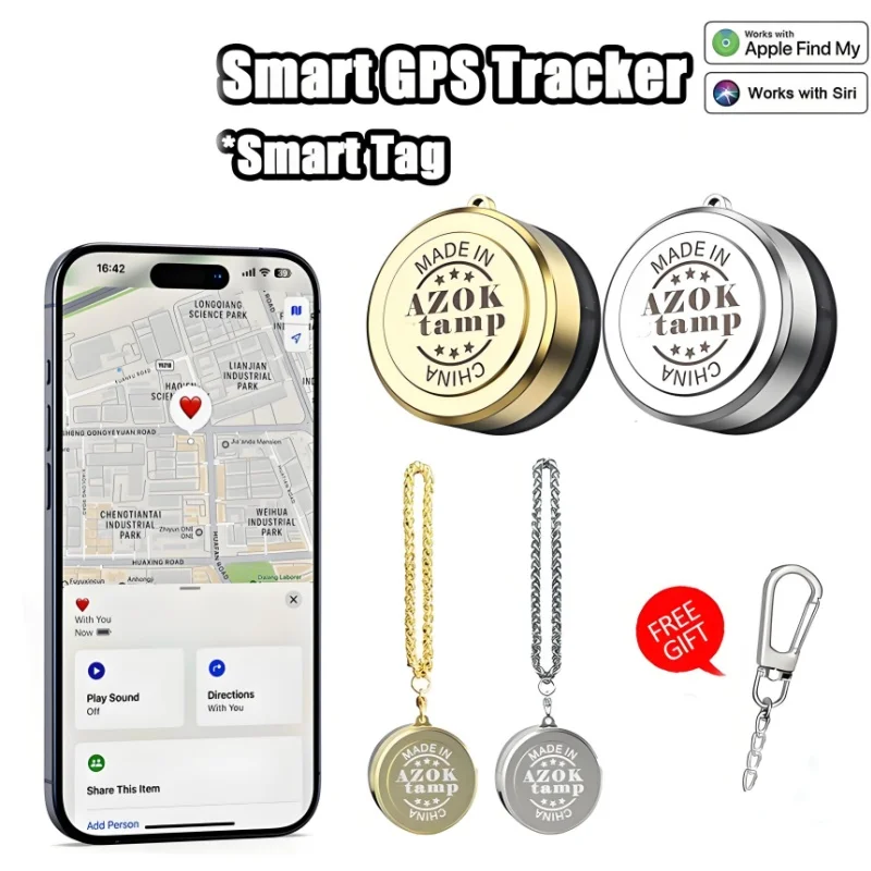 Gps-локатор mini smart airtag работает