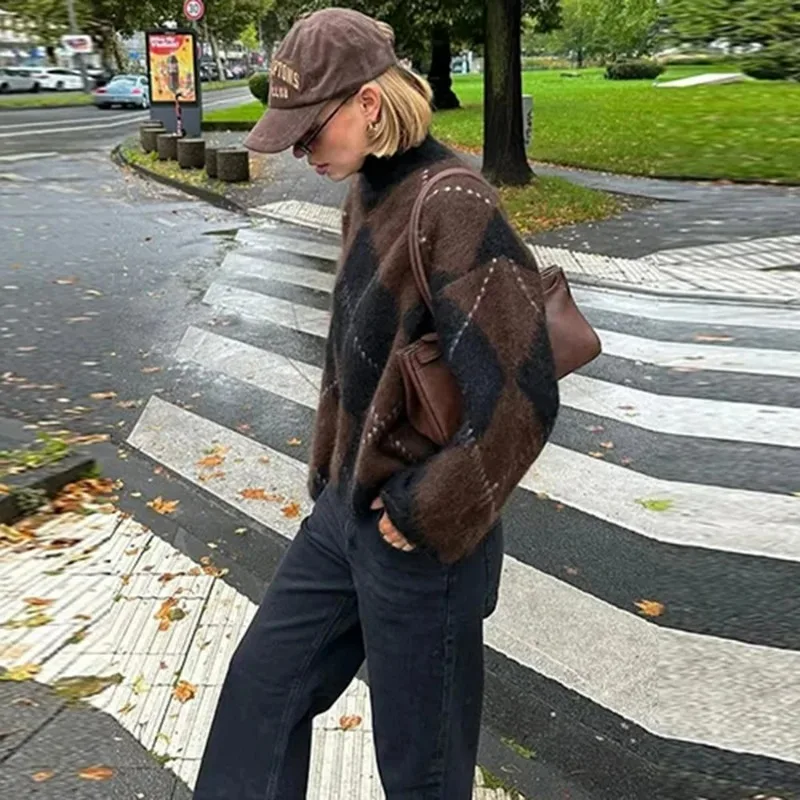 Ticketsx женский винтажный вязаный - Фотография_6