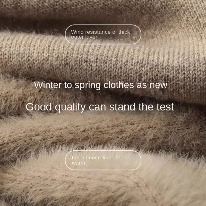 Осень-зима, мужской свитер с высоким воротником - Фотография_6