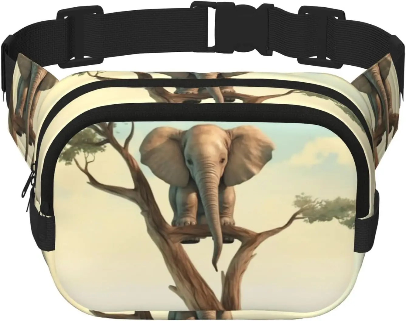 Поясные сумки «маленький слоненок на дереве» для мужчин и женщин