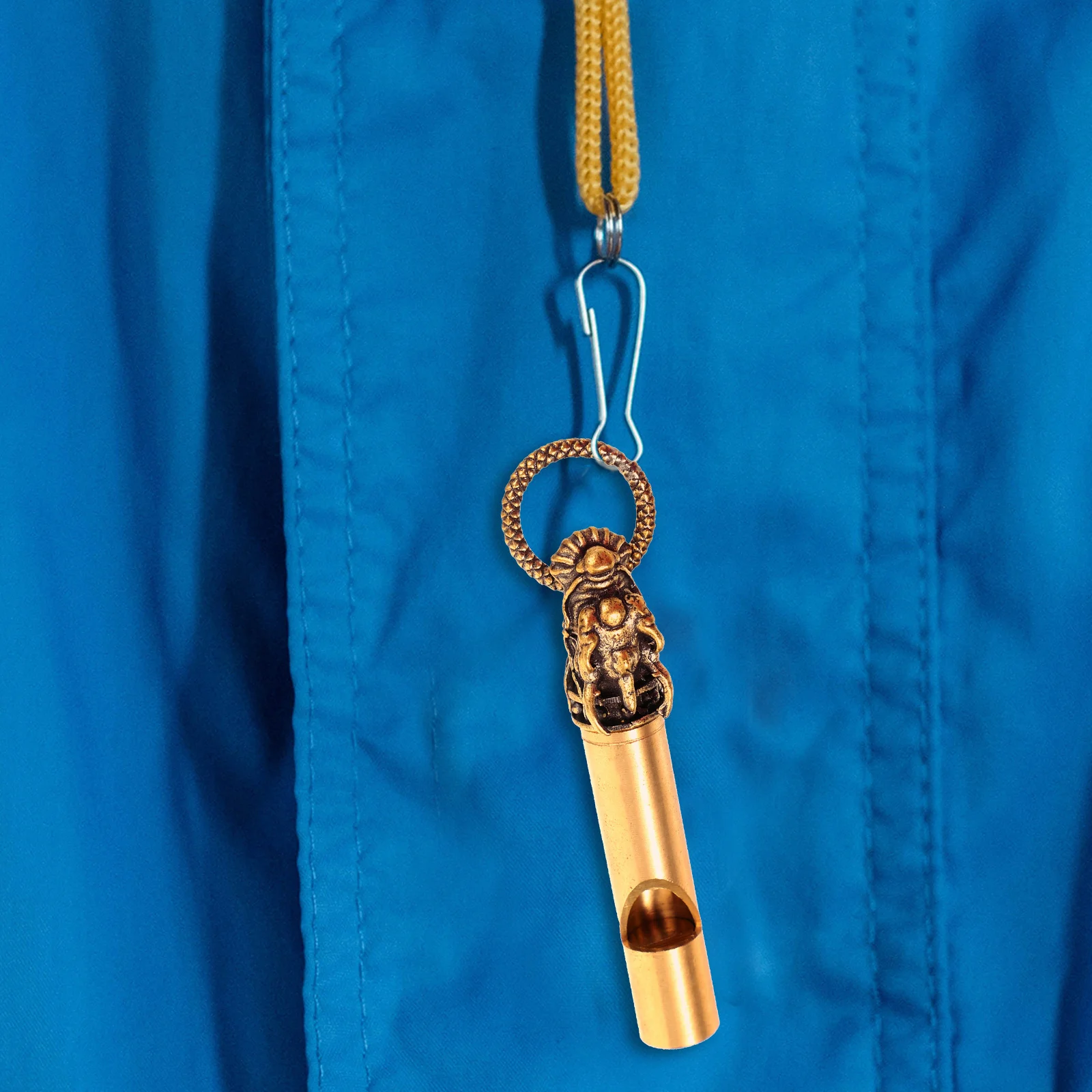 Медный свисток с головой животного - Фотография_5