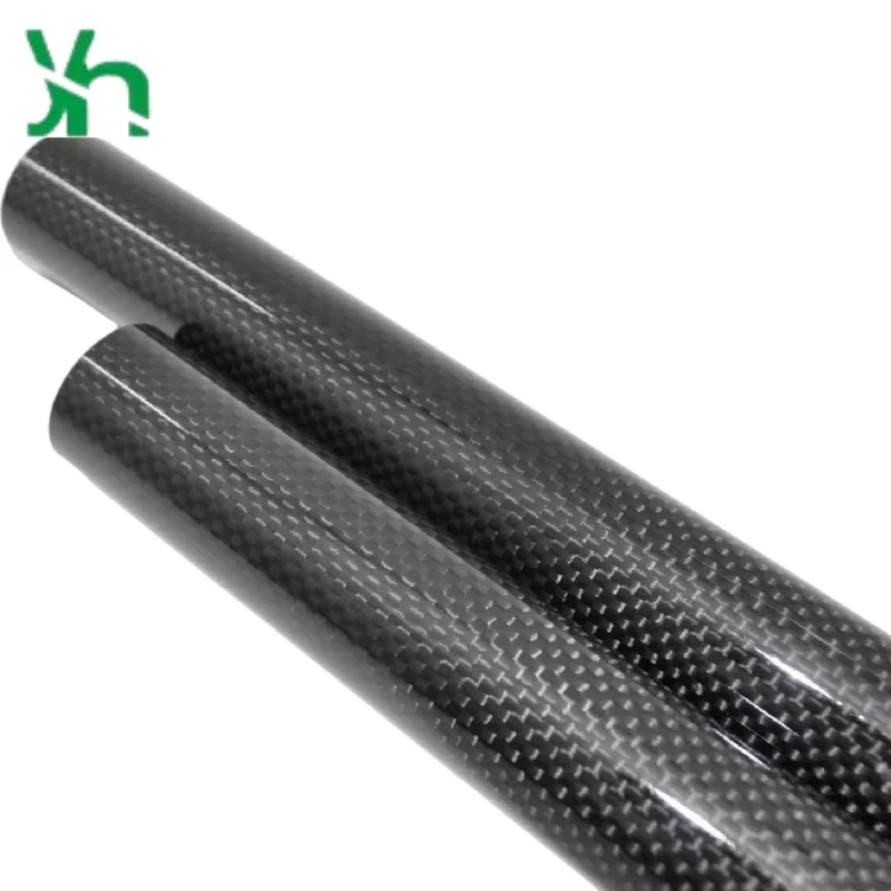 Трубка из углеродного волокна с матовой поверхностью 3k из твила/проливки - Фотография_3