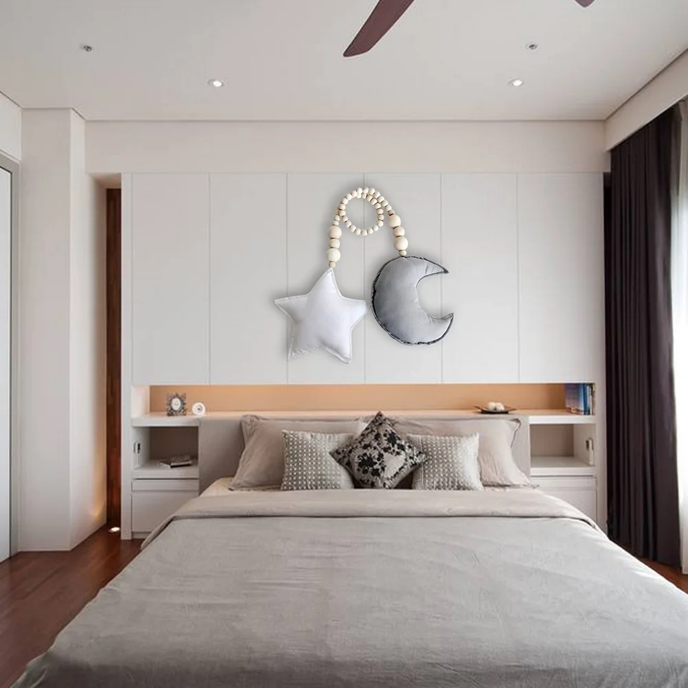 Лунная звезда, деревянные бусины - Фотография_6