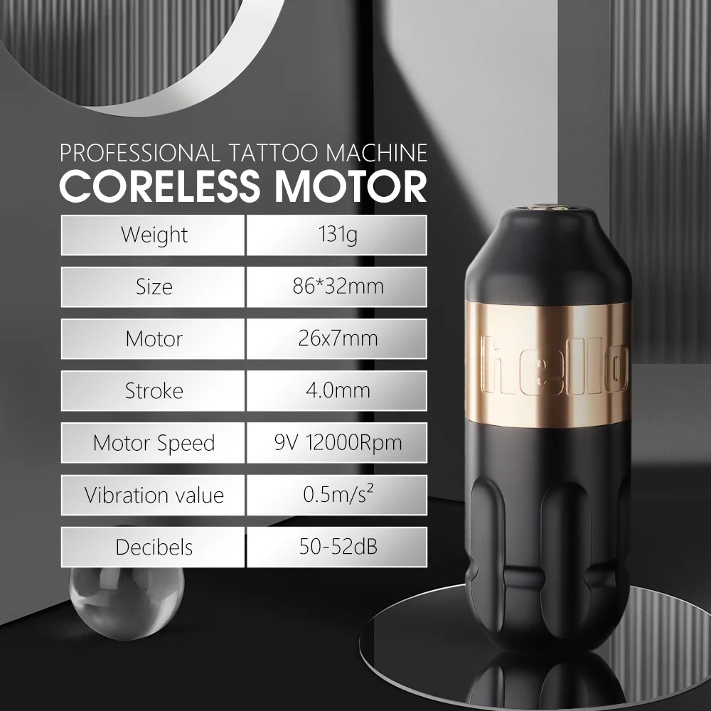 Честолюбивая роторная татуировочная машина - Фотография_6