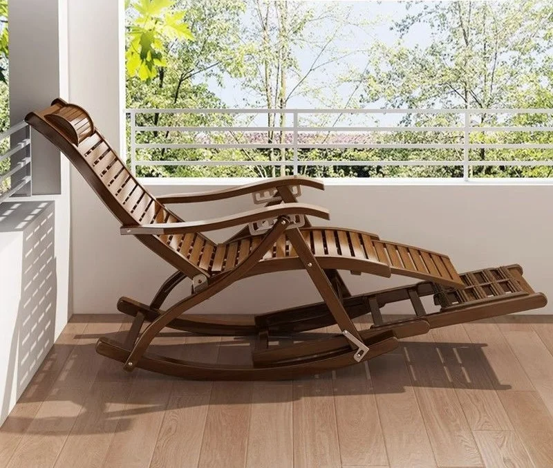 Кресло-качалка с мягкой подушкой - Фотография_5