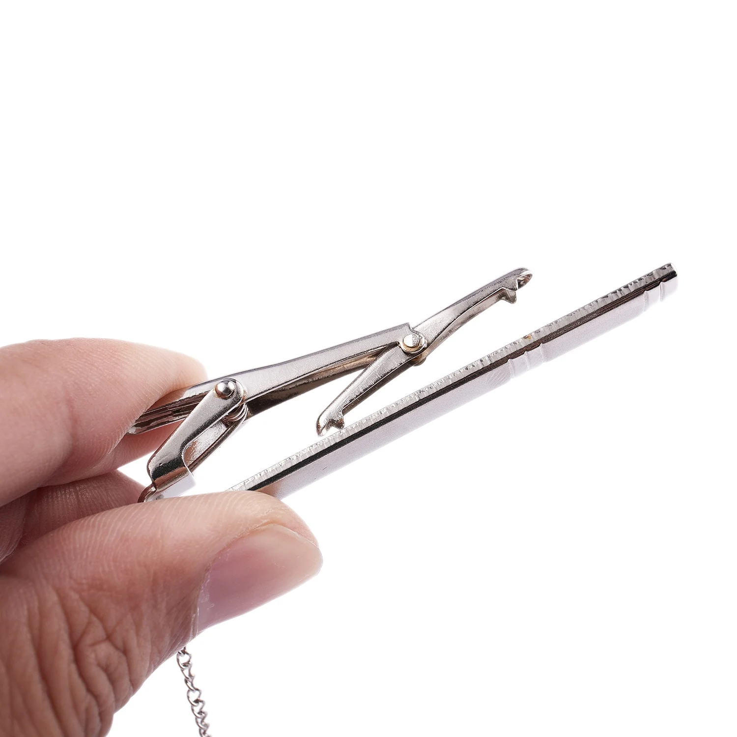 Abqr мужские простые серебряные - Фотография_5