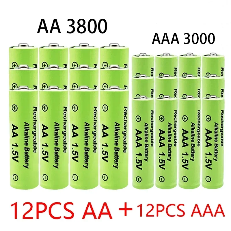 1,5 в aa + aaa ni mh перезаряжаемая - Фотография_3