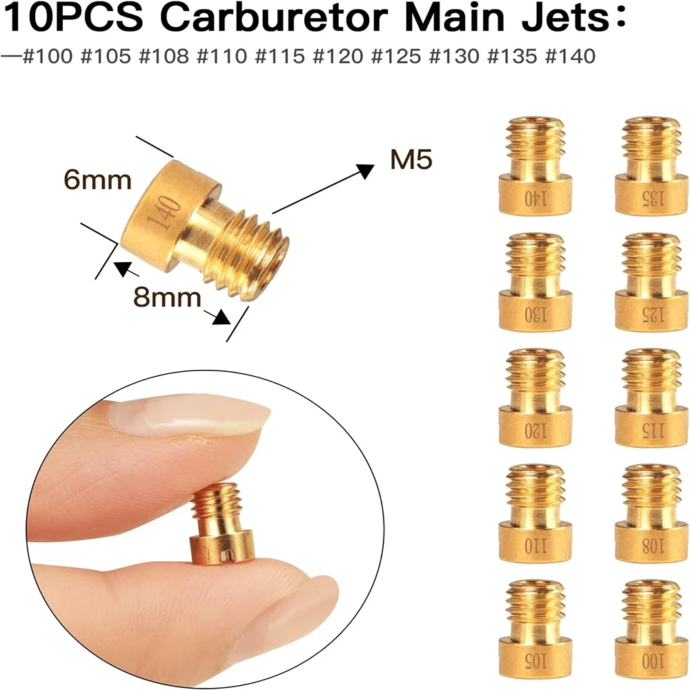 Комплект медленной пилотной струи карбюратора включает 30 шт - Фотография_2