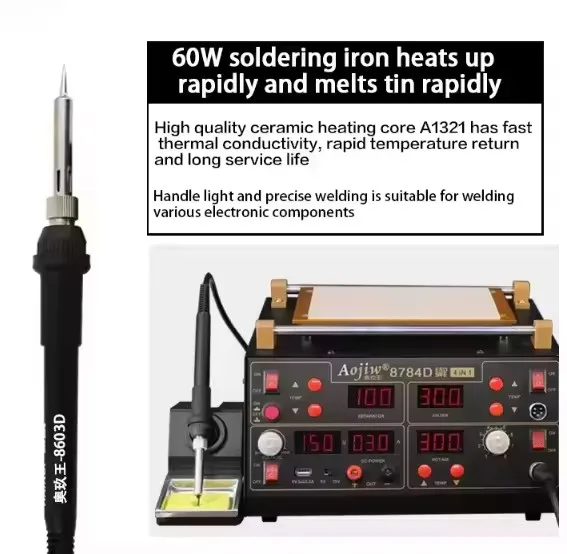8784d паяльная станция горячего воздуха 4 в 1 - Фотография_4