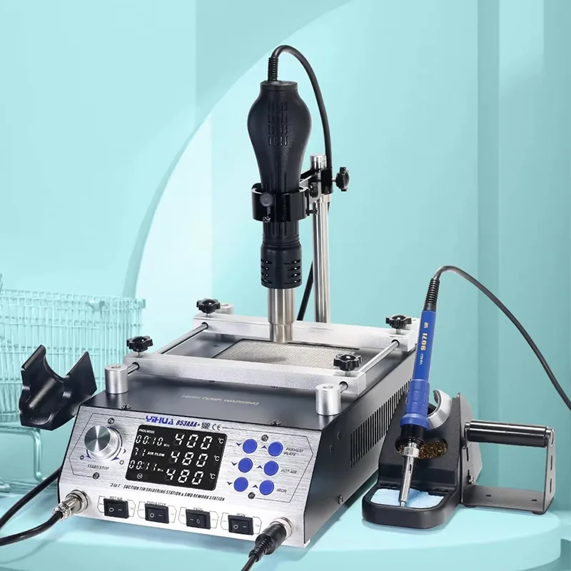 Паяльная станция yihua 853aaa + 3 в 1 - Фотография_5