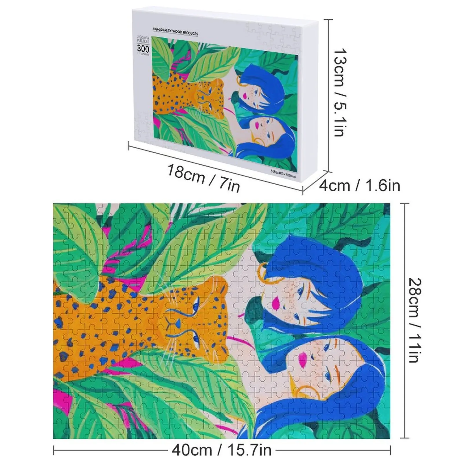 Пазл «друзья джунглей» деревянный - Фотография_5