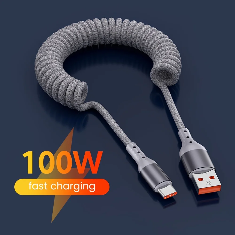 Usb type c пружинный автомобильный